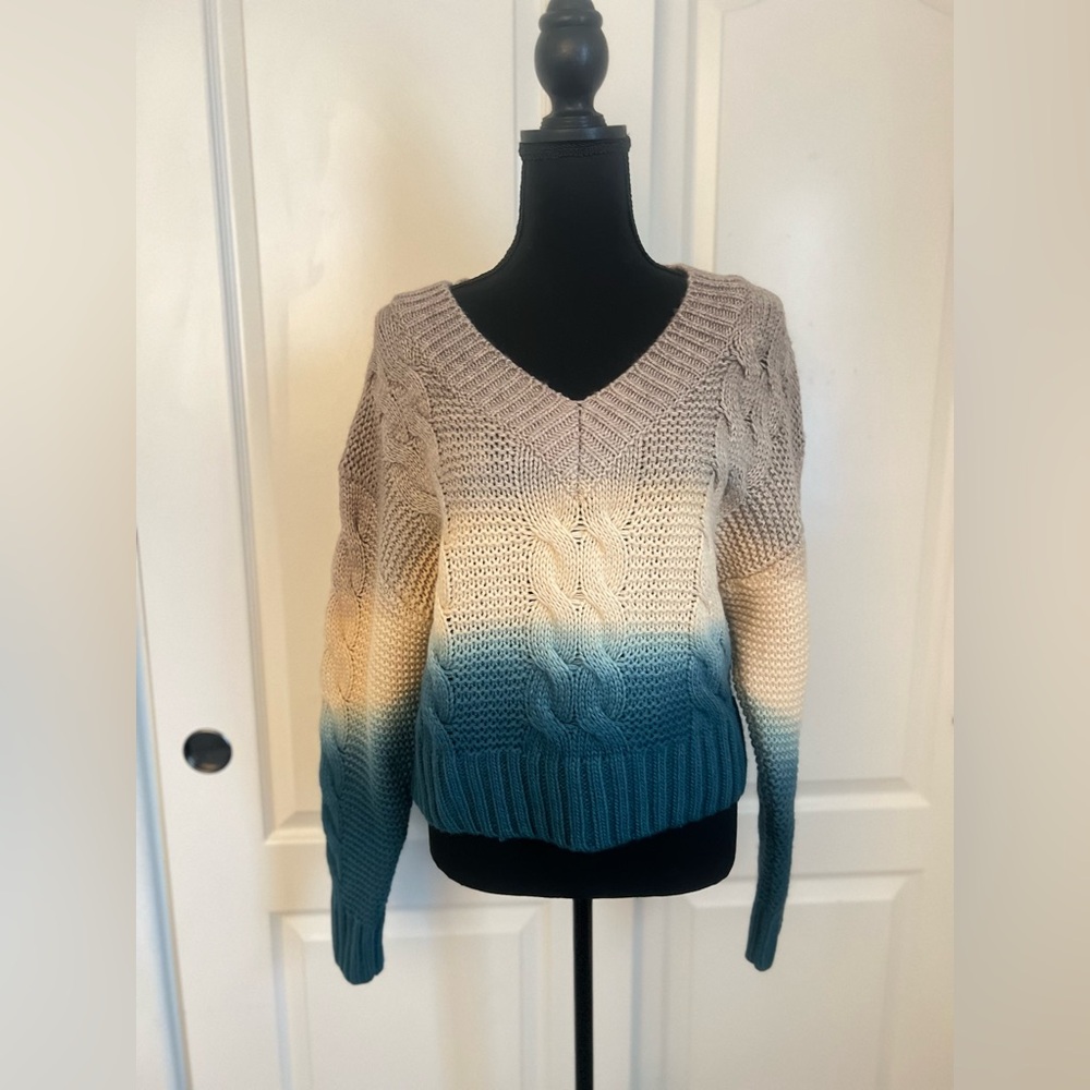Ombré knitted sweater